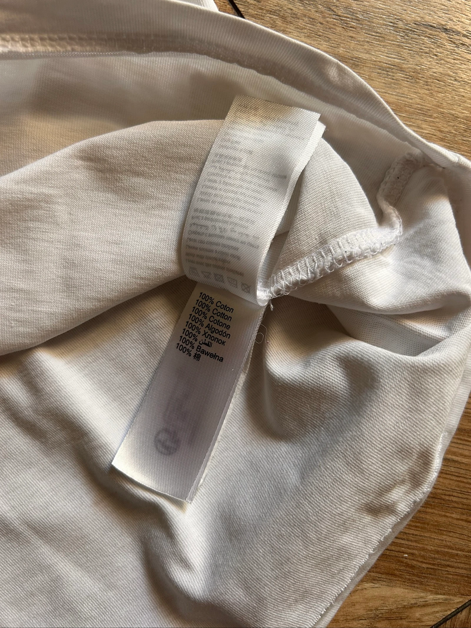 👕 White BZB T-shirt — Size M — 100% Cotton – photo 5